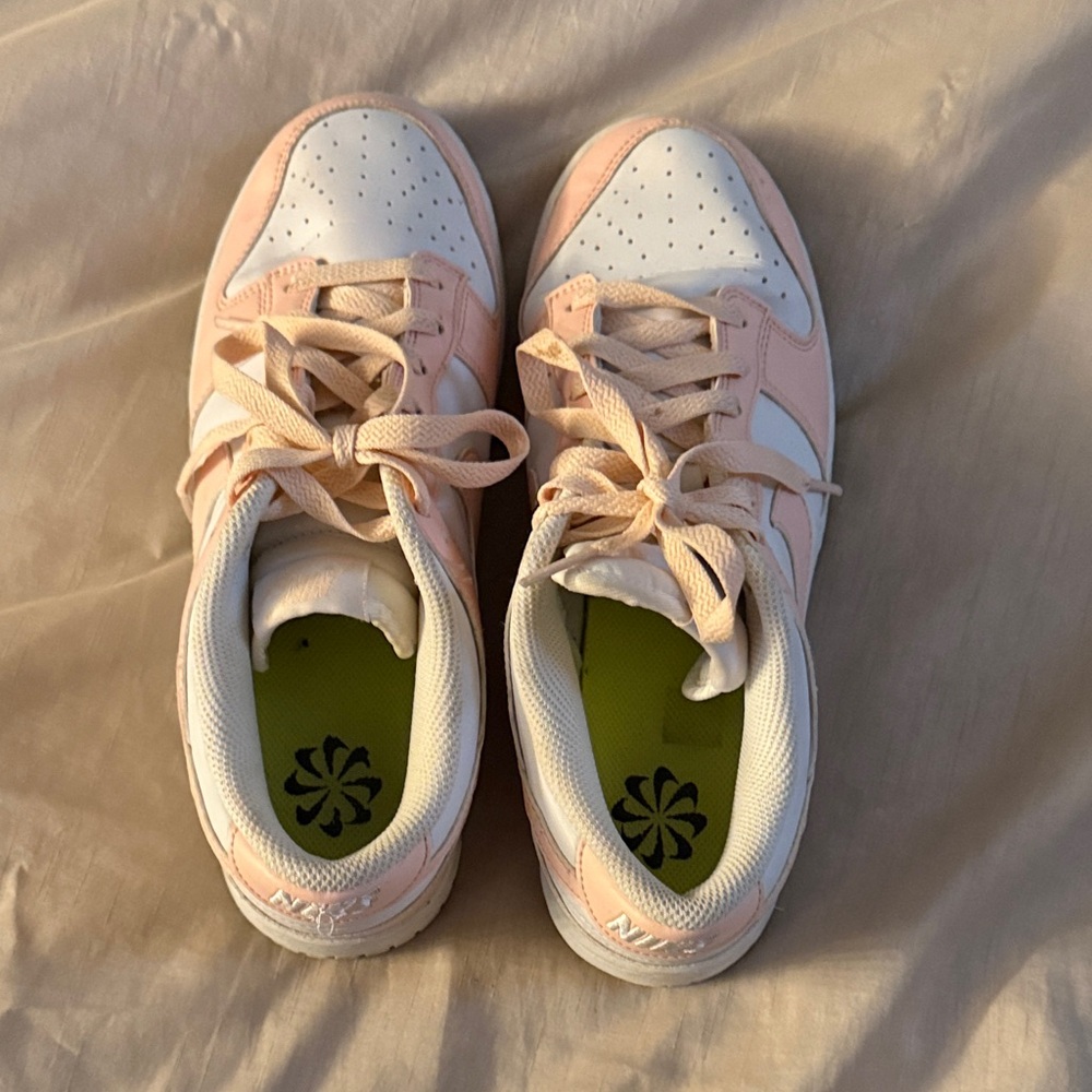 Nike Women's Sneakers - Pink and White